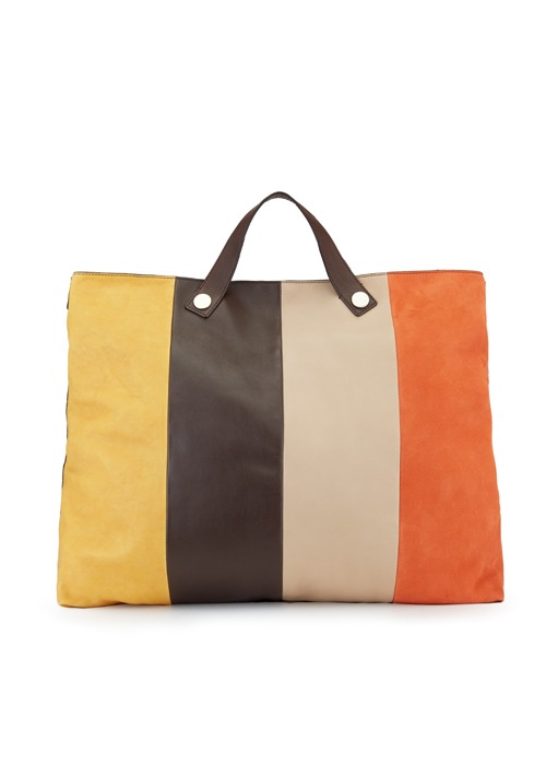 XLG ETHNIC BAG TOTE-STRIPE